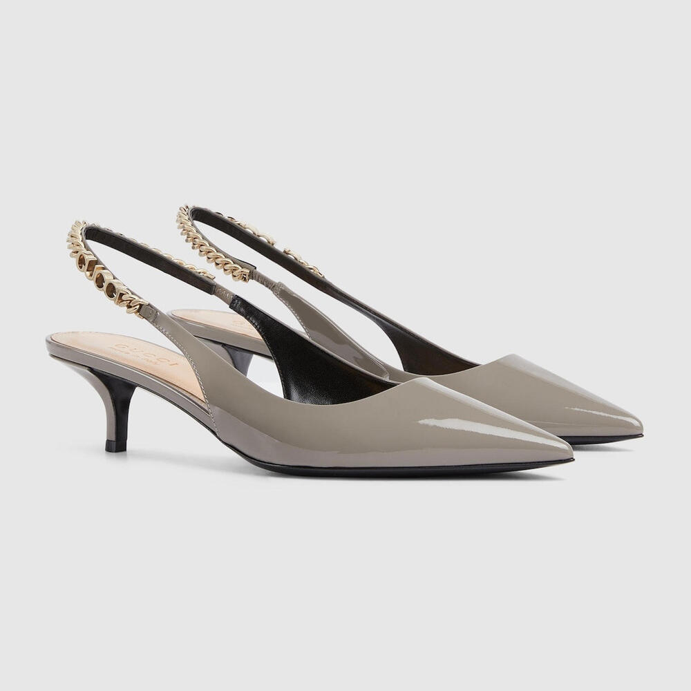 Gucci Signoria Patent Leather Pumps (Please request your size for purchasing) - Picture 2 of 5